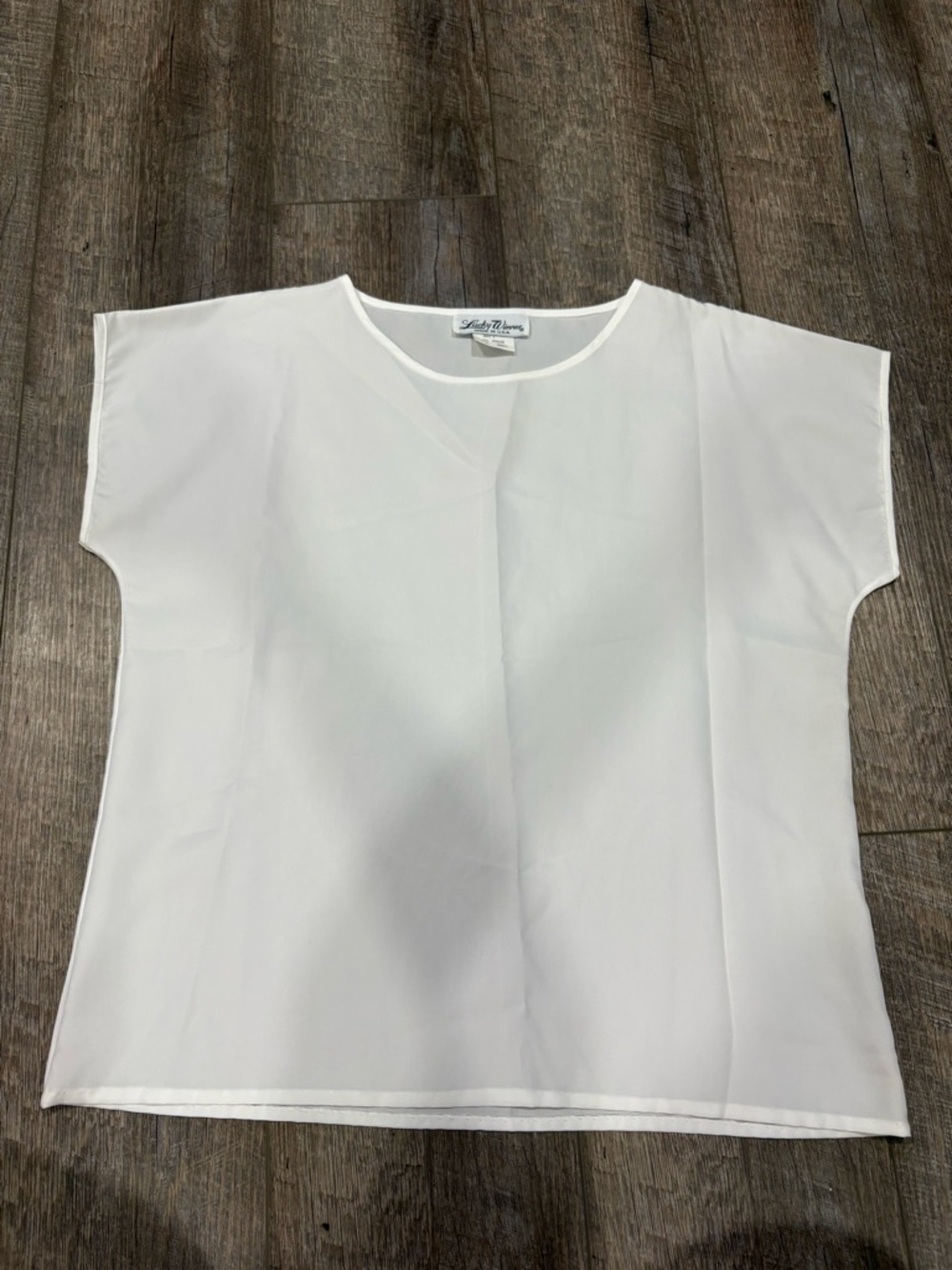 White Short Sleeve Blouse